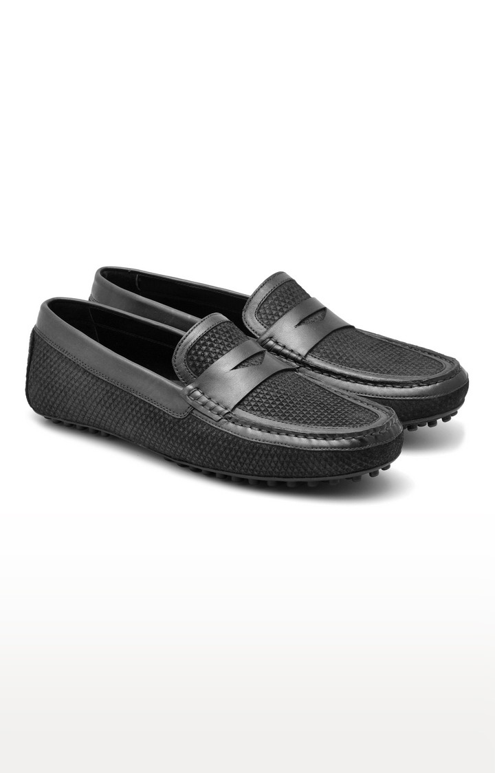 Black Casual Slip-ons