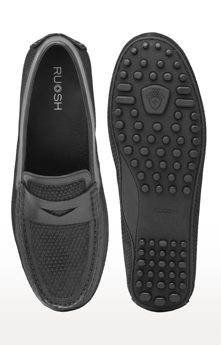 Black Casual Slip-ons