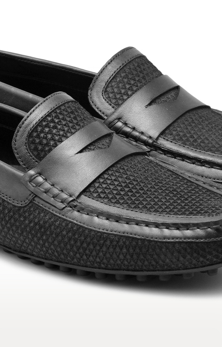 Black Casual Slip-ons
