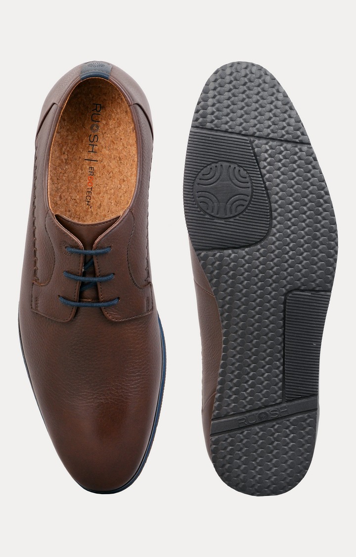 Brown Casual Lace-ups