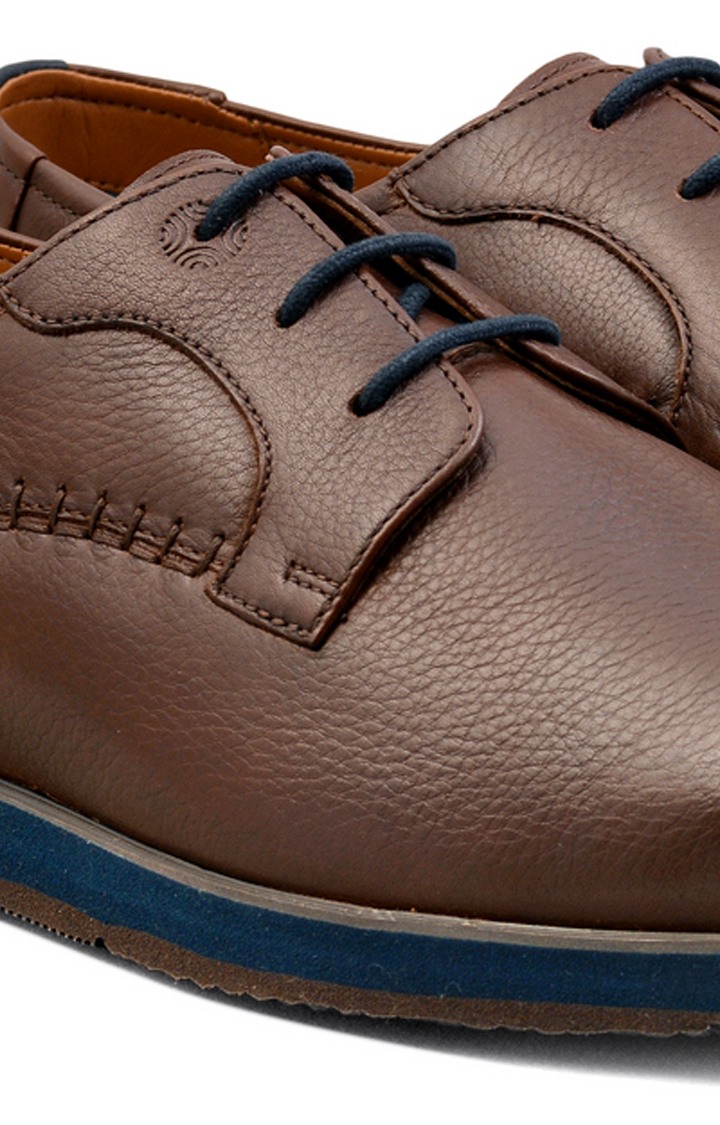 Brown Casual Lace-ups