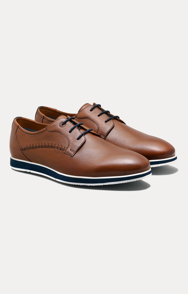 Brown Casual Lace-ups