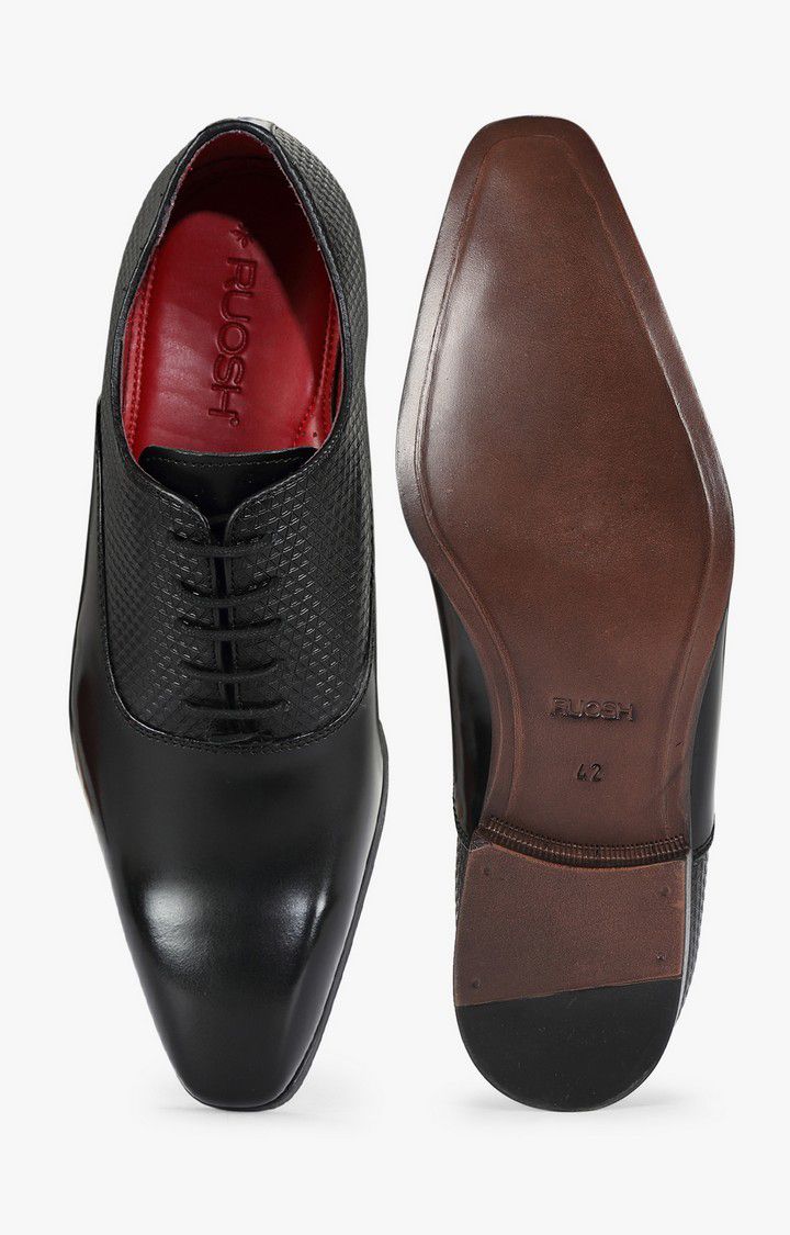 Black Casual Lace-ups
