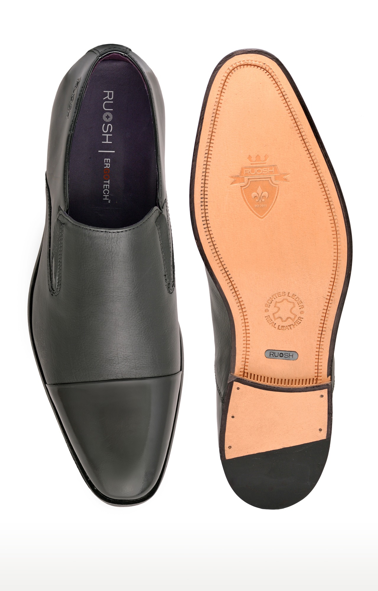 Black Formal Slip-ons