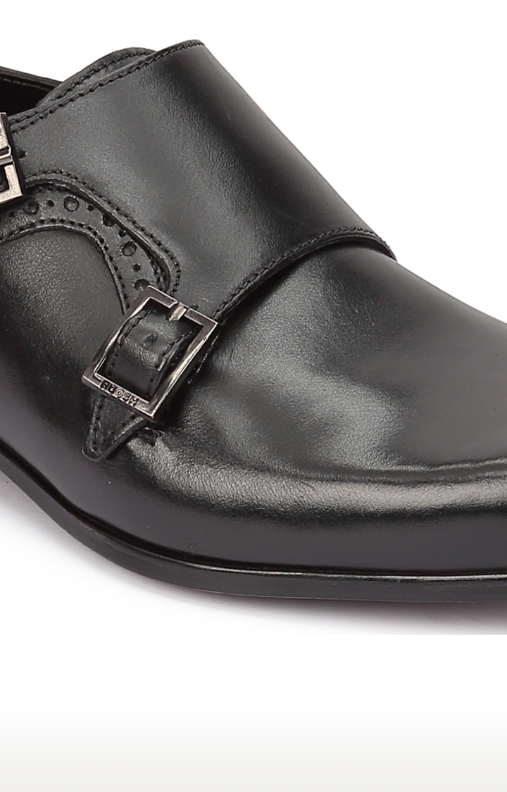Black Monk-strap Shoes