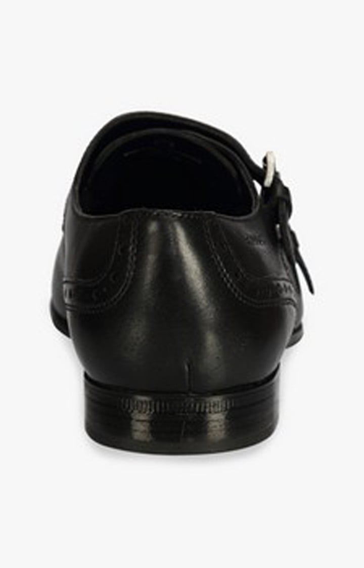 Black Monk-strap Shoes