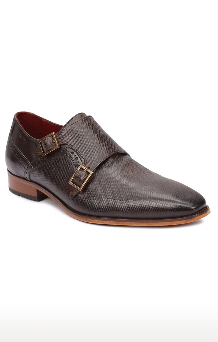 Brown Monk-strap Shoes