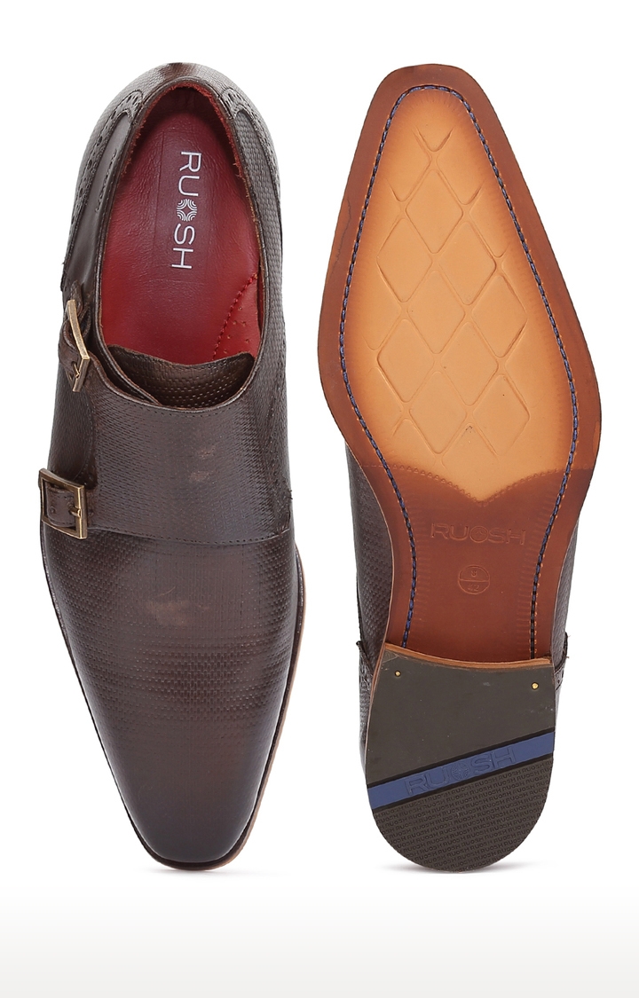 Ruosh | Brown Monk-strap Shoes 3