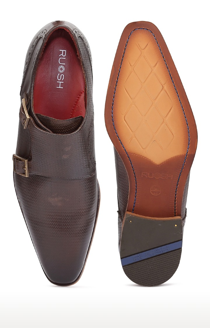 Brown Monk-strap Shoes