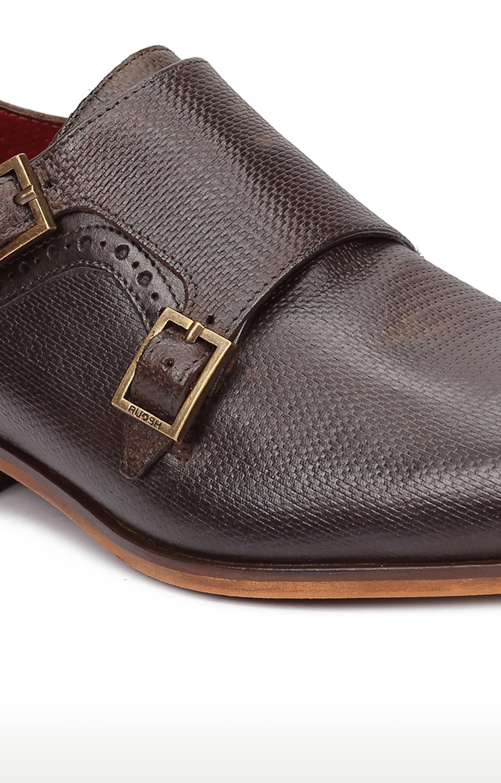 Ruosh | Brown Monk-strap Shoes 4