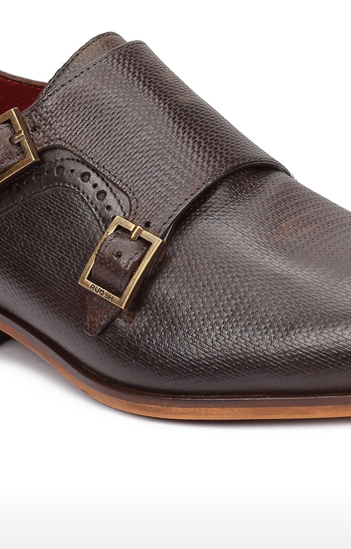 Brown Monk-strap Shoes