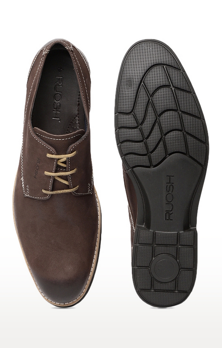 Ruosh | Brown Derby Shoes 3