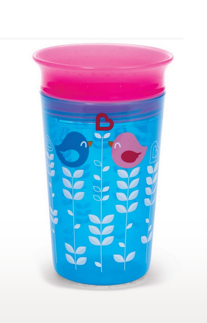 Mothercare | Munchkin 9Oz Miracle 360 Decorated Sippy Cup - Blue-Pink 0