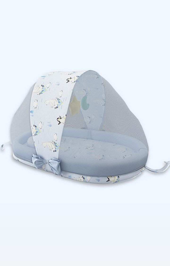 Mothercare | Fancy Fluff Organic Multipurpose Mosquito Net Set - Arctic 0