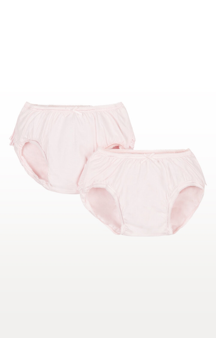 Mothercare | Pink Frilly Nappy Cover Briefs - Pack of 2 0
