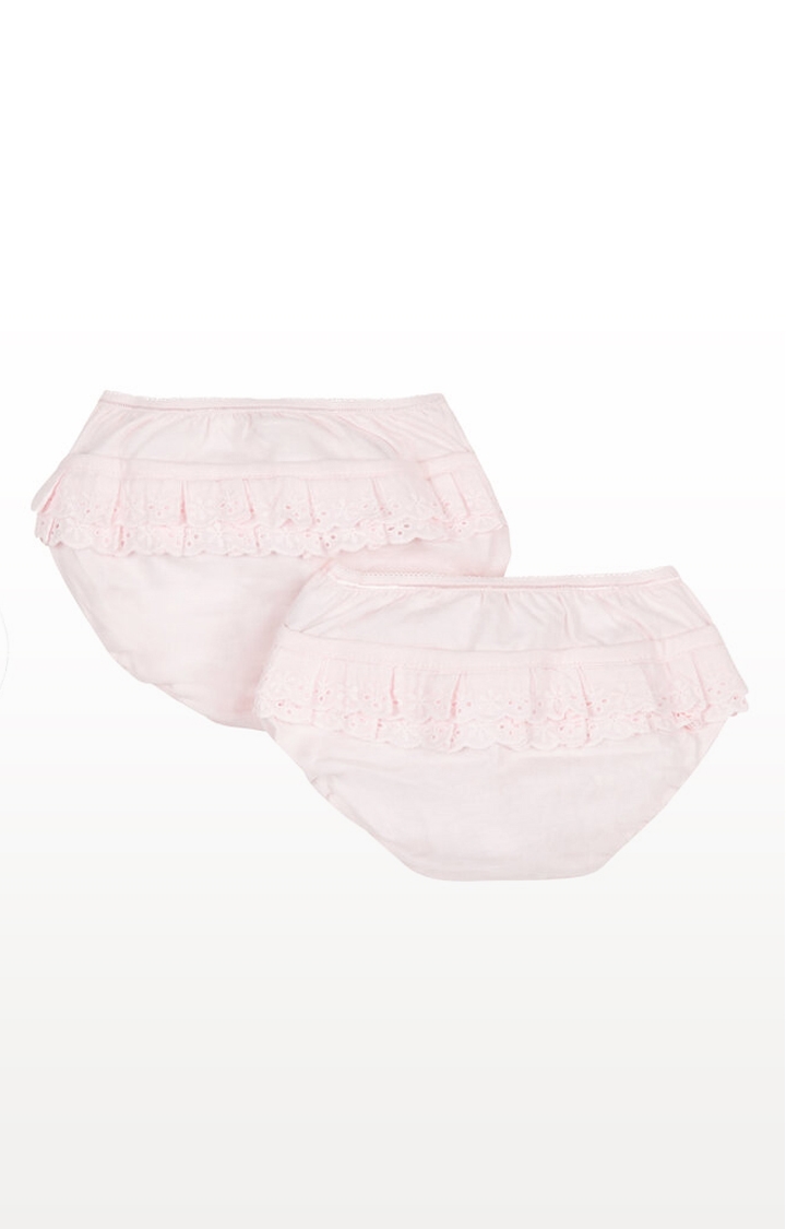 Mothercare | Pink Frilly Nappy Cover Briefs - Pack of 2 1