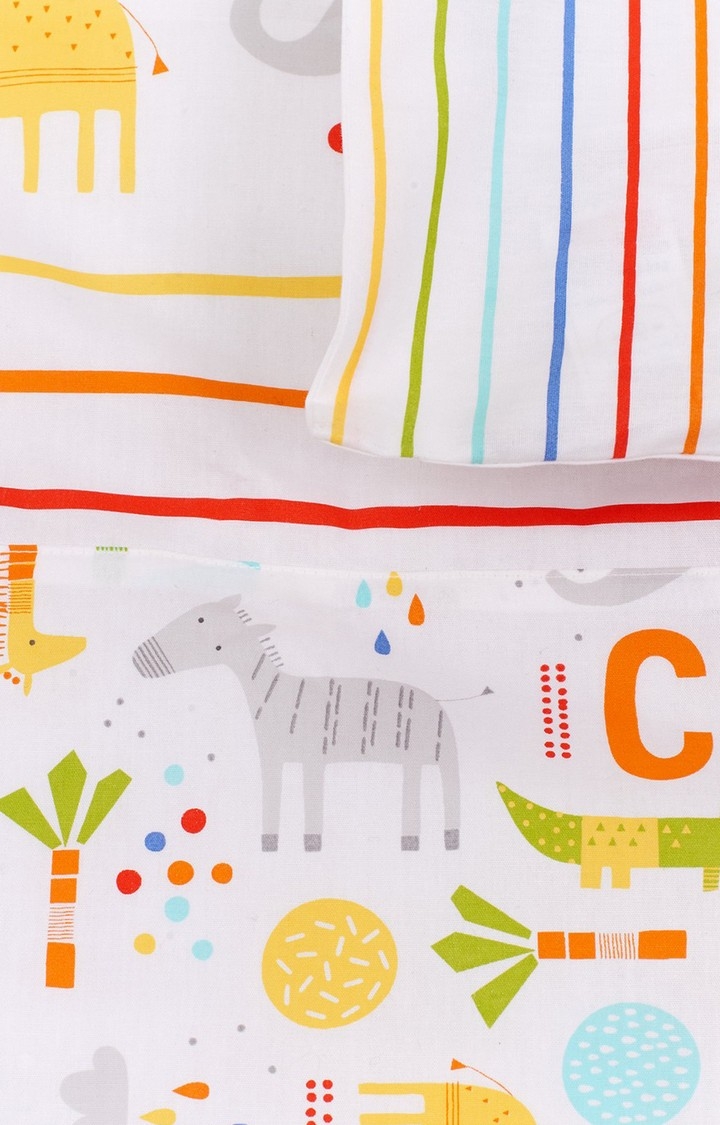 Mothercare | Multicoloureded Hello Friend Cot Bed Duvet Set 3