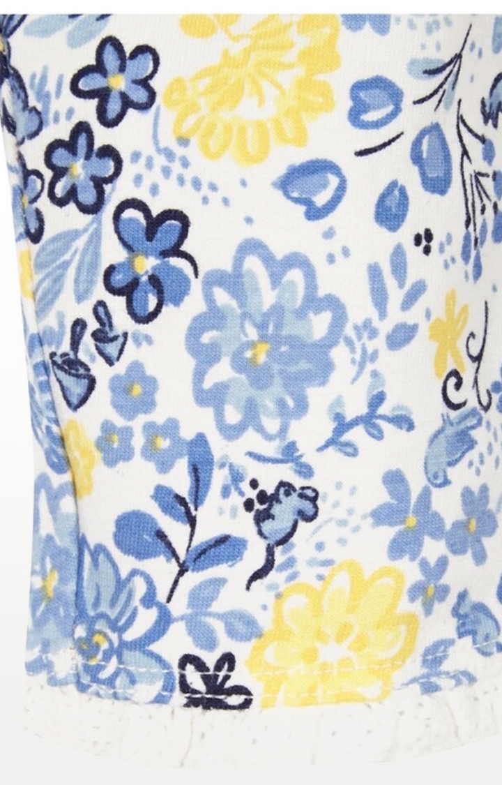 Mothercare | Blue Floral Leggings - Pack of 3 2