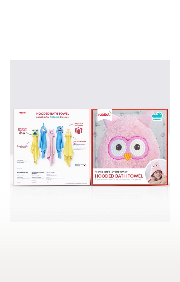 Mothercare | Rabitat Kids Hooded Towel - Owl 1
