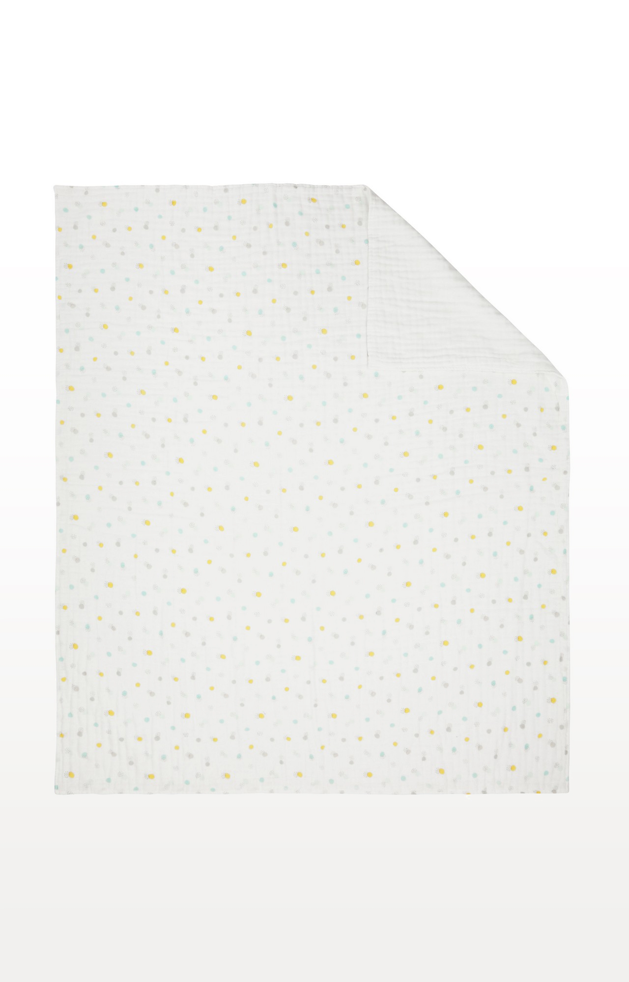 Mothercare | Mint Welcome Home Muslin Coverlet or Blanket 2