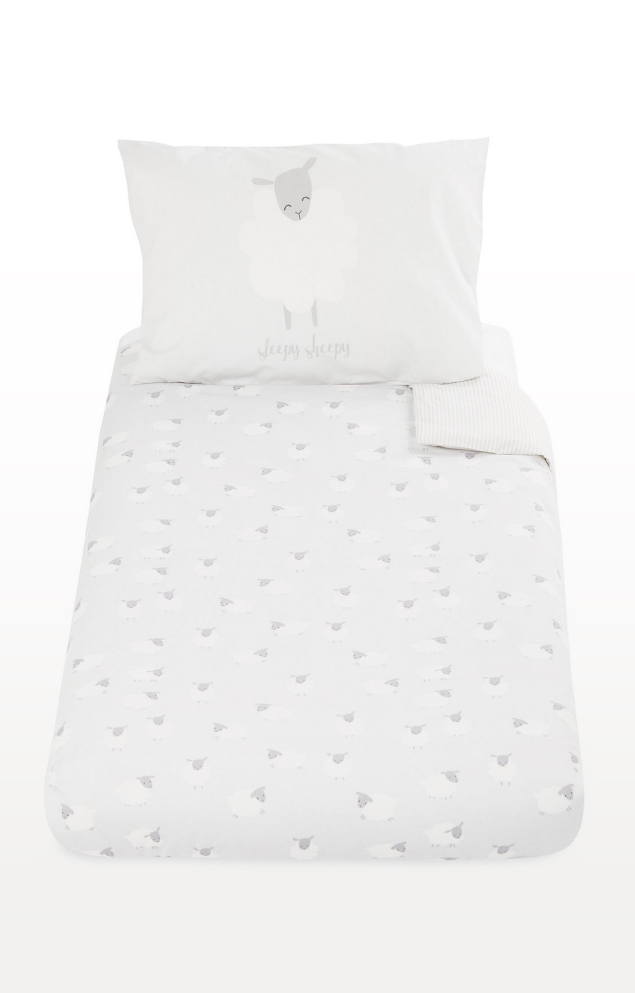 White Sheep Cot Bed Duvet Set