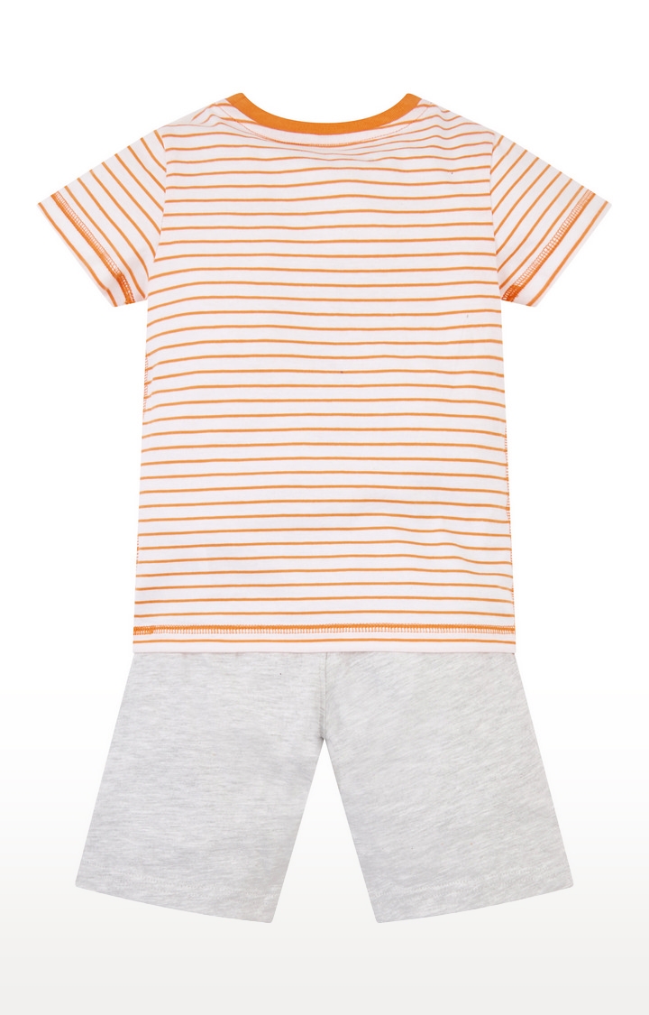 Mothercare | Orange Striped Twin Set 4