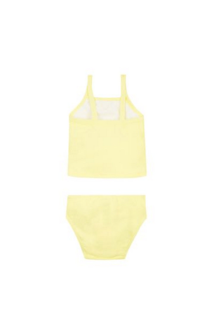 Mothercare | Yellow Solid Swimsuit 1