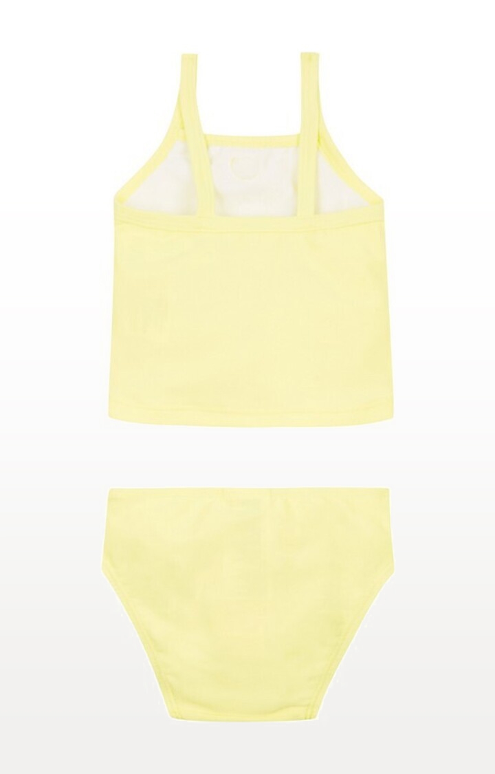 Mothercare | Yellow Solid Swimsuit 4