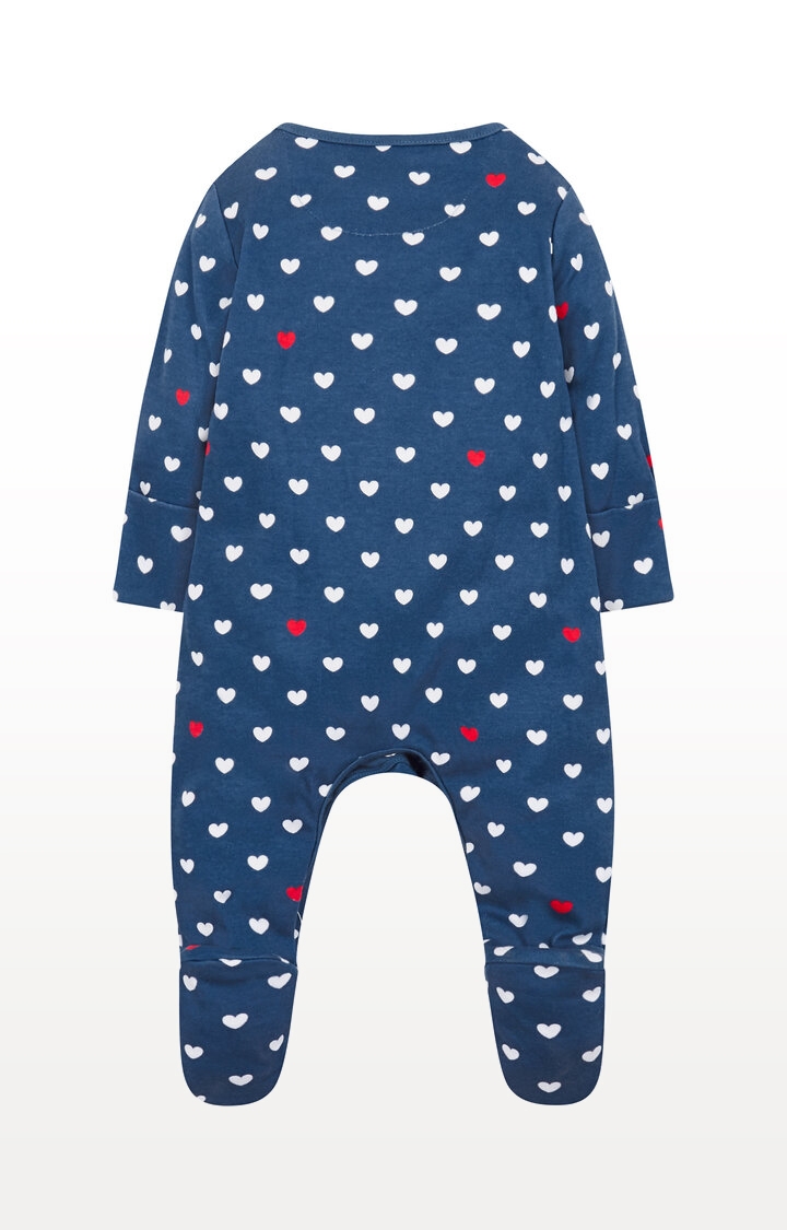 Mothercare | Navy Heart All In One 1