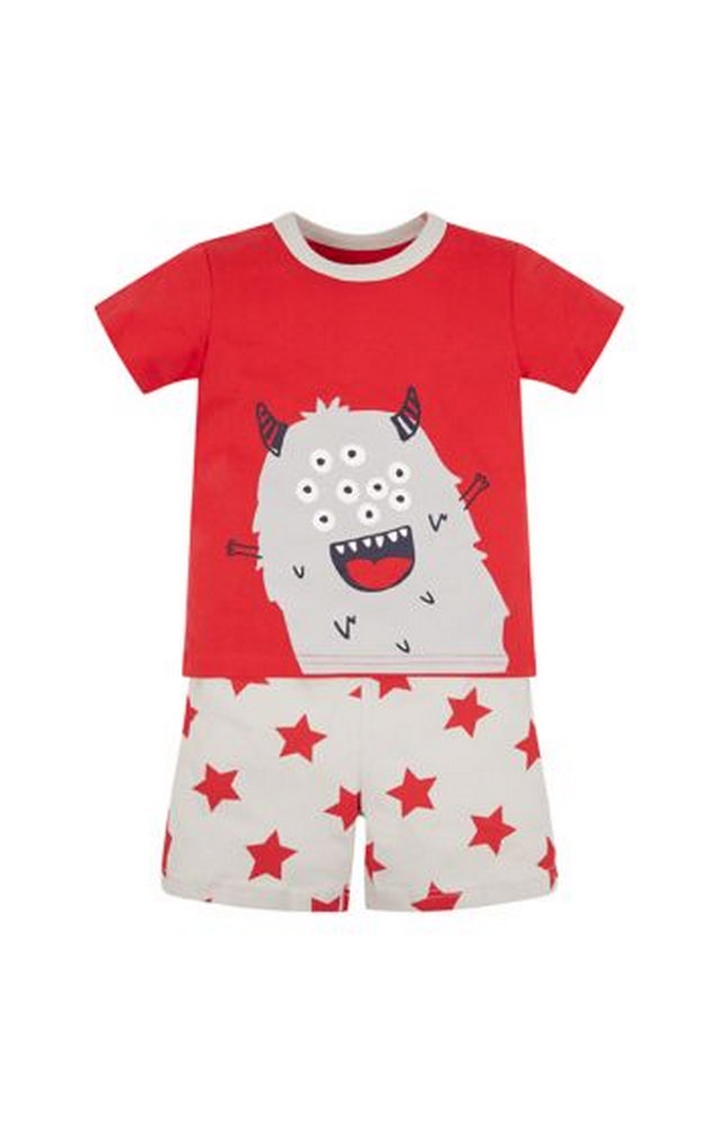 Mothercare | Red Printed Nightsuit 0