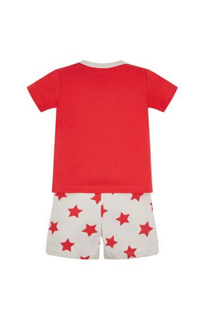Mothercare | Red Printed Nightsuit 1