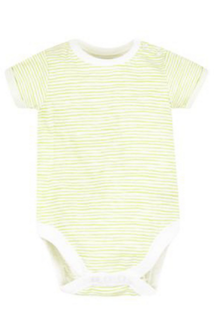 Mothercare | Yellow and Grey Melange Romper and Dungaree Set 2