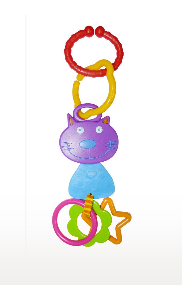 Biba Toys Cat Teether Rattle
