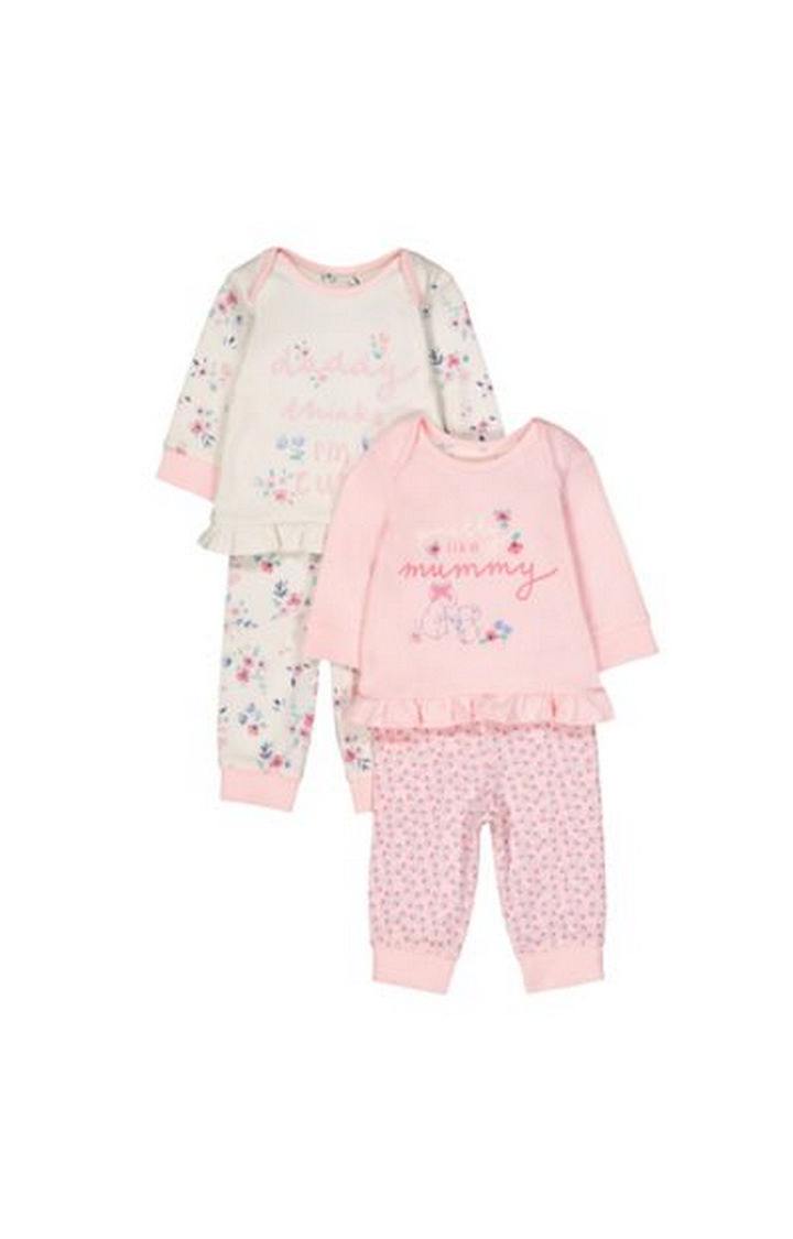 Mummy And Daddy Floral Pyjamas - 2 Pack