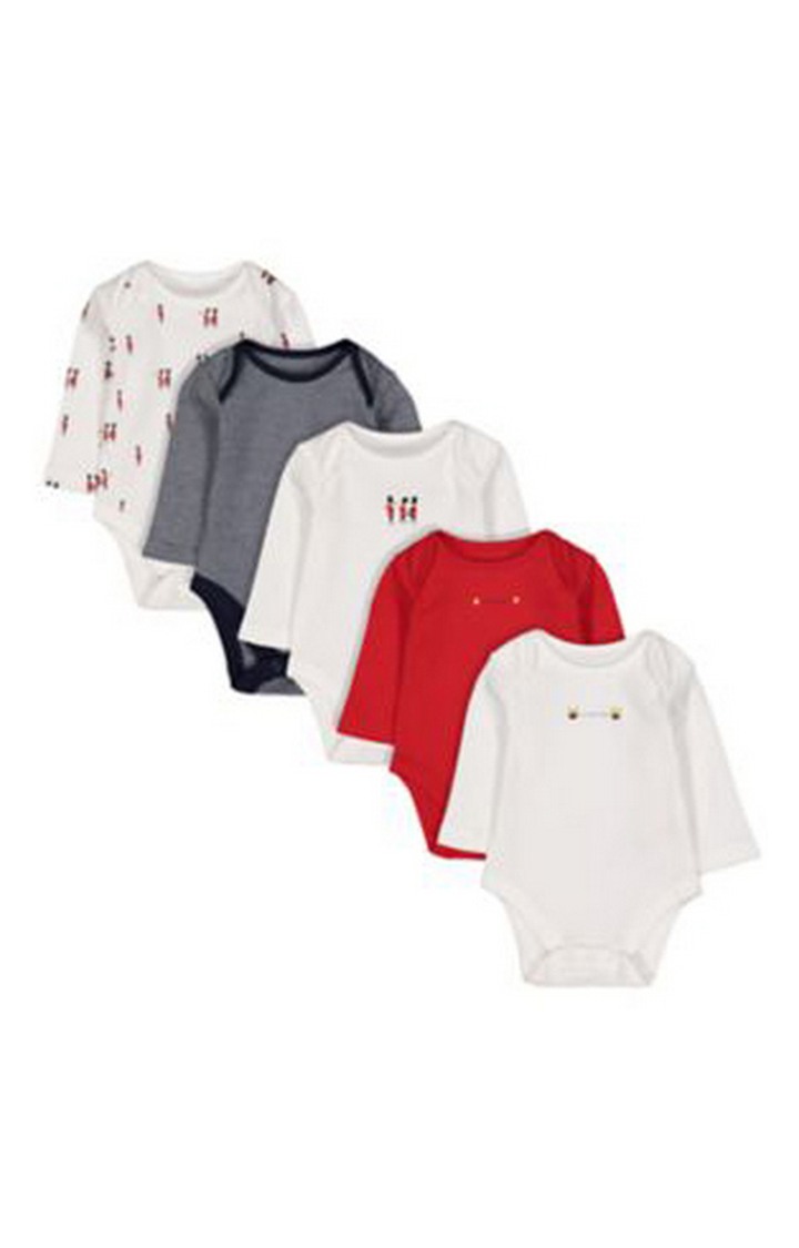Soldier Bodysuits - 5 Pack