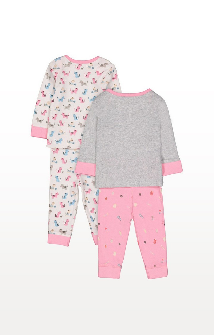 Crafty Kitten Pyjamas - 2 Pack