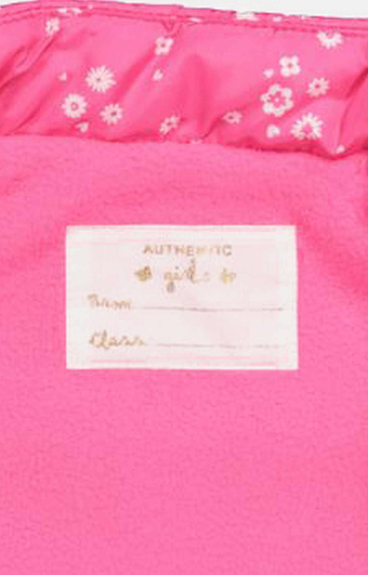 Pink Floral Gilet