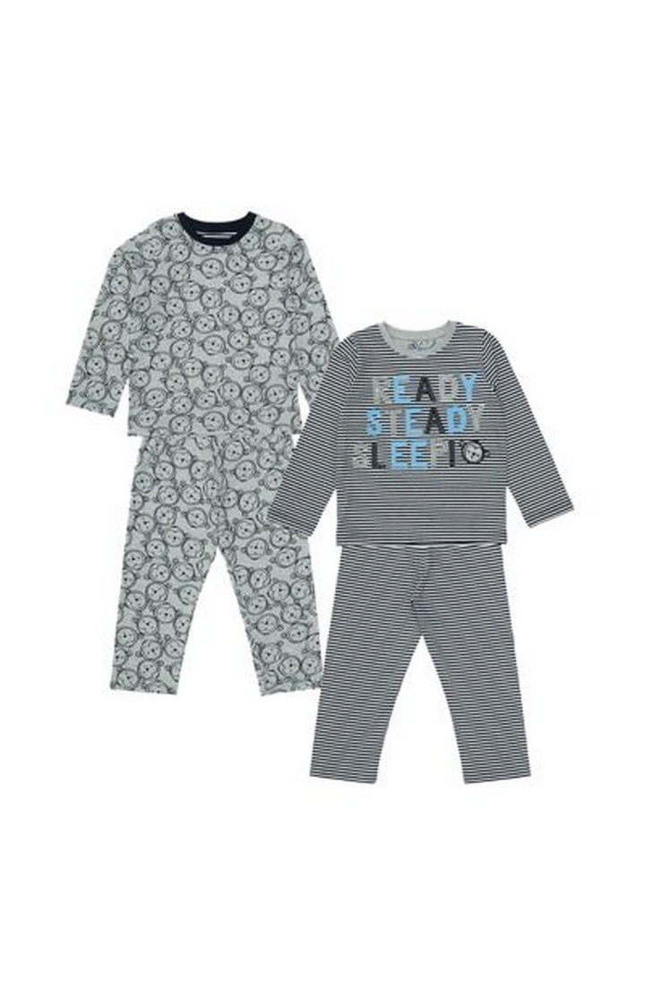 Mothercare | Monkey Pyjamas - 2 Pack 0