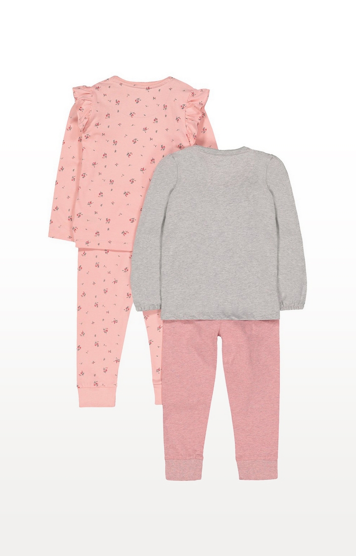 Mothercare | Floral Bunny Pyjamas - 2 Pack 1
