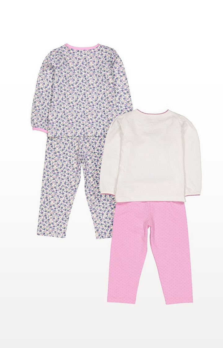 Mothercare | Pretty Girl Pyjamas - 2 Pack 1
