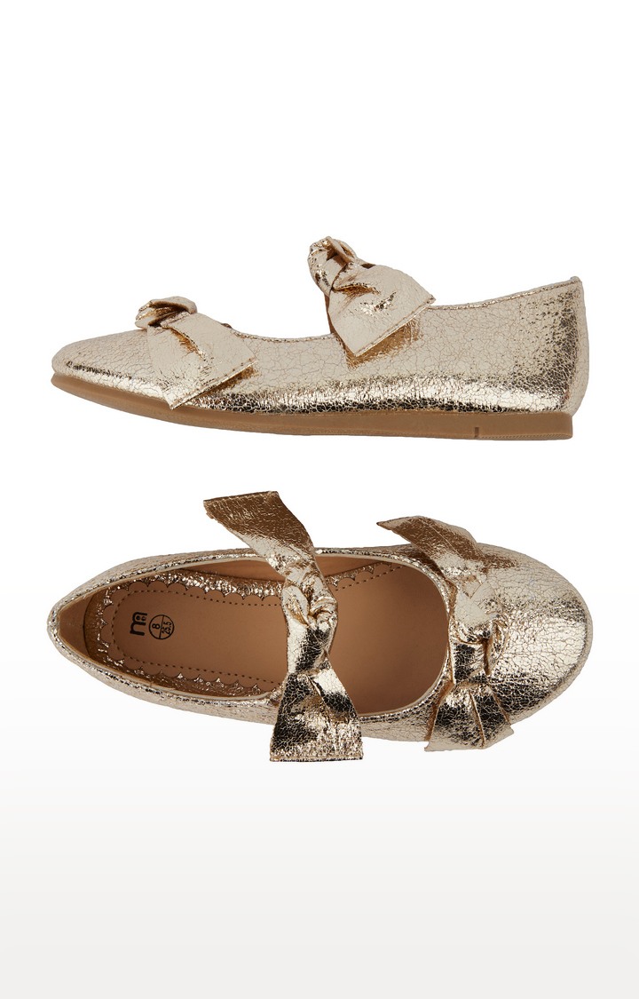 Gold  Ballerinas