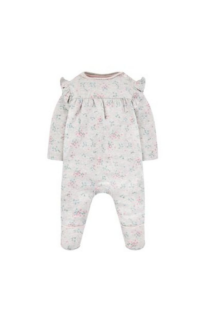 Mothercare | Grey Ditsy Floral All In One 0