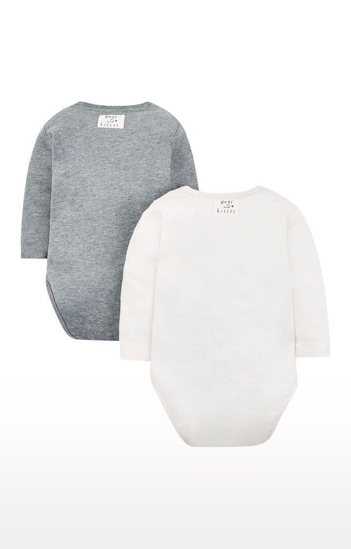 Mothercare | Bunny Heart Bodysuits - 2 Pack 1