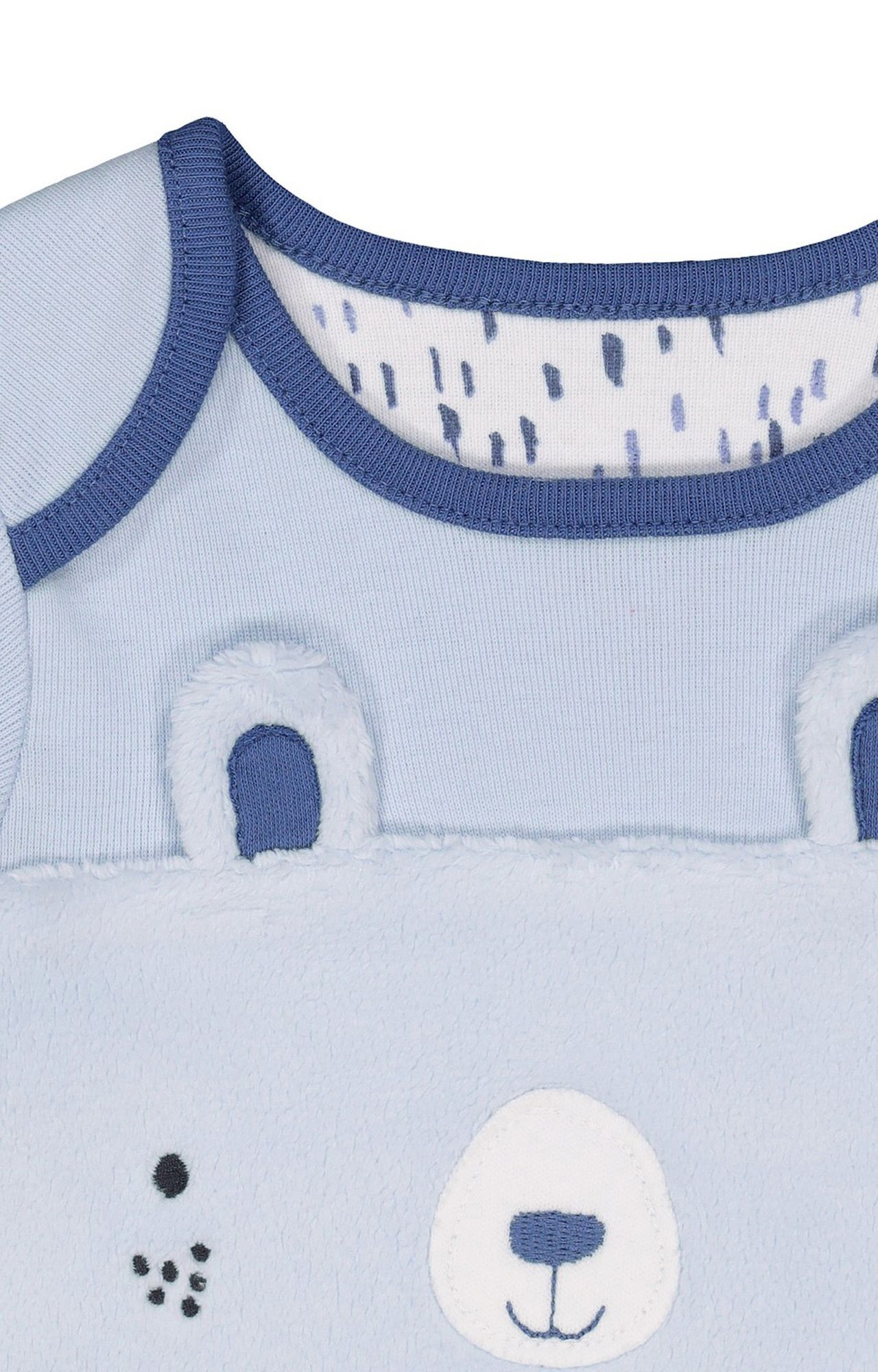 Mothercare | Blue Printed Polar Bear Pyjamas - Pack of 2 3