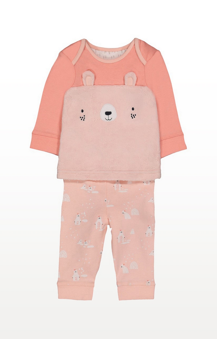 Mothercare | Pink Polar Bear Pyjamas 0