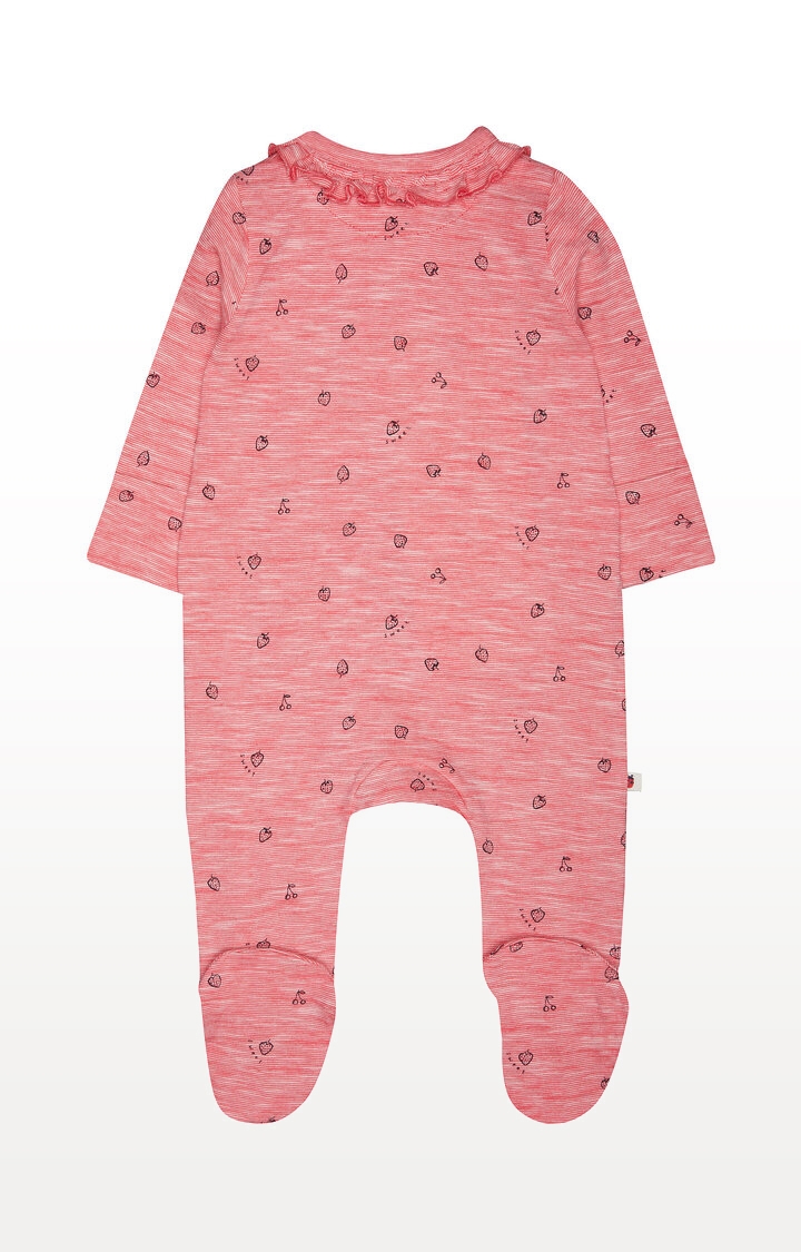 Mothercare | Striped Strawberry All In One 1