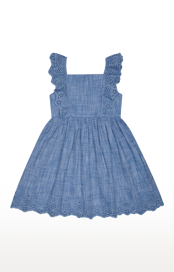 Mothercare | Blue Melange Dress 0