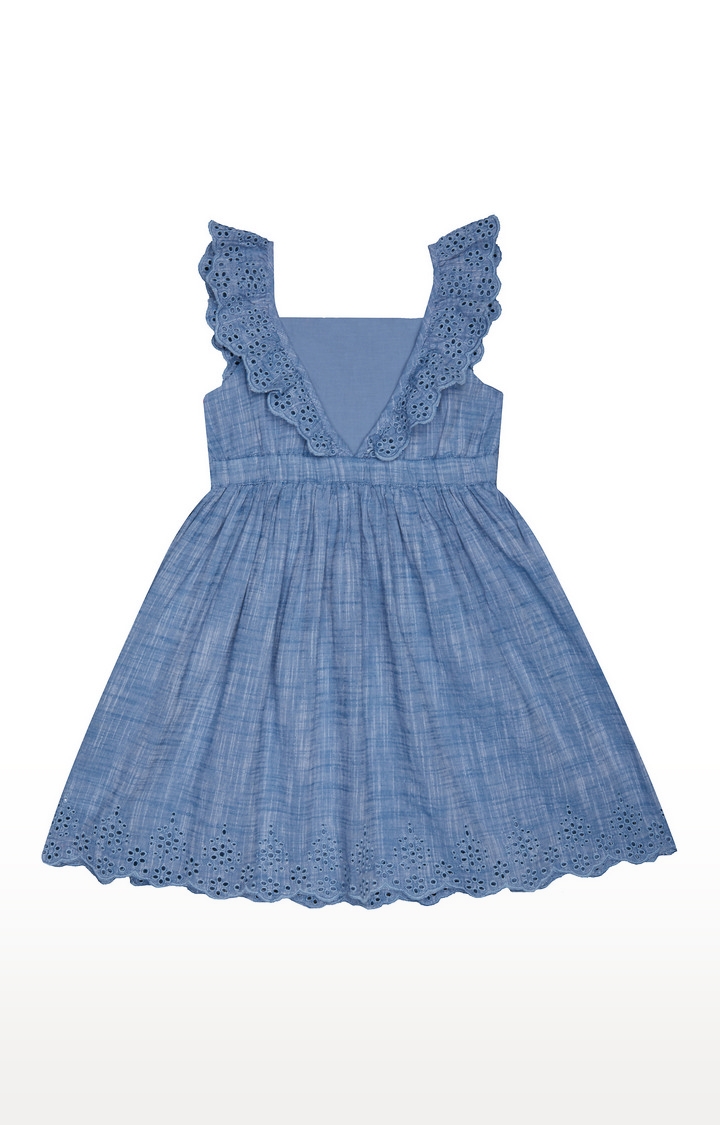 Mothercare | Blue Melange Dress 1