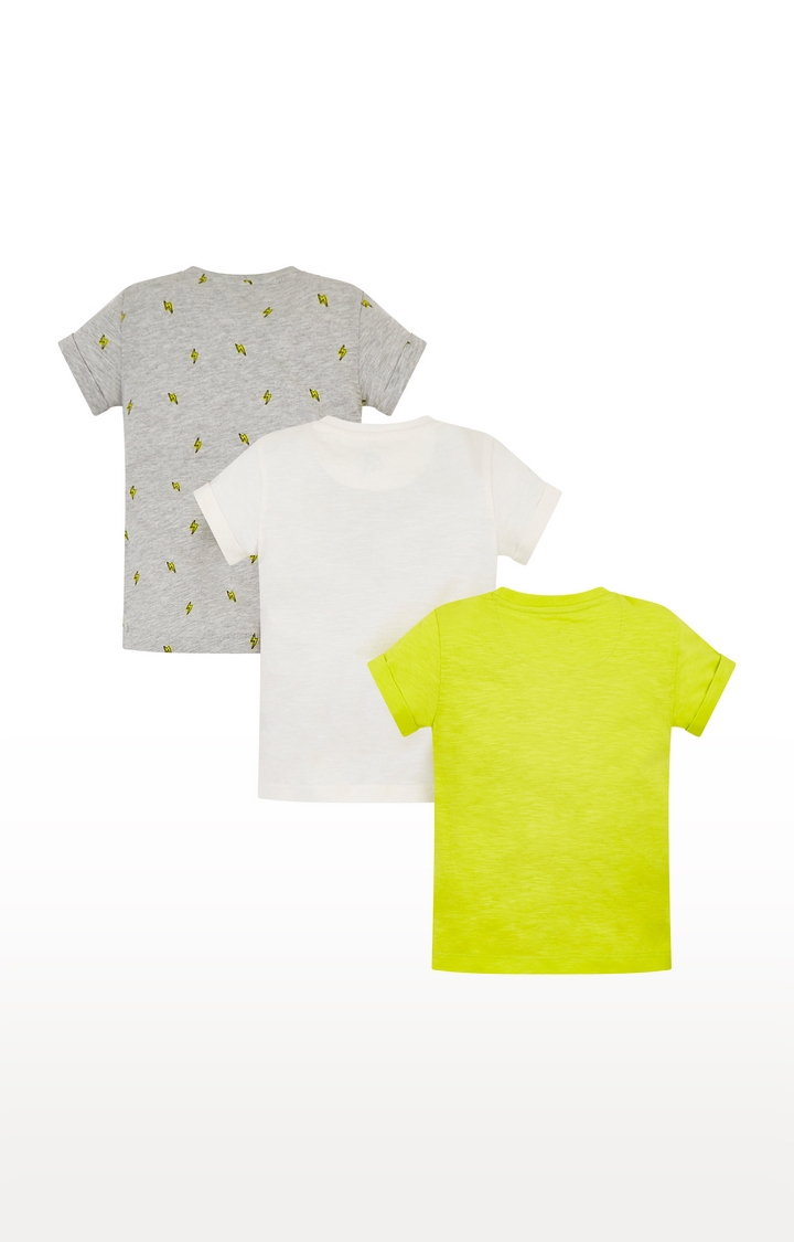 Mothercare | Multicoloured Printed T-Shirt - Pack of 3 1