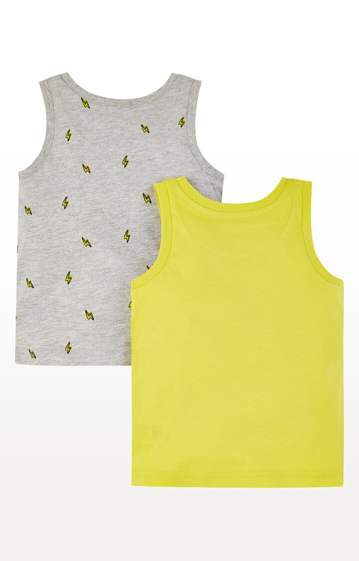 Mothercare | Turn It Up and Lightning Bolt Vests  Pack of 2 1